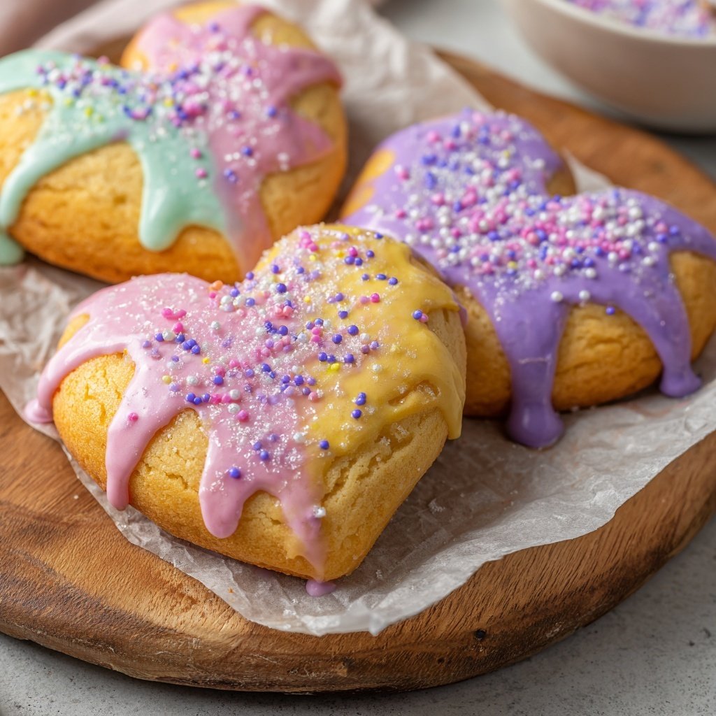 Herzkekse mit Zuckerguss