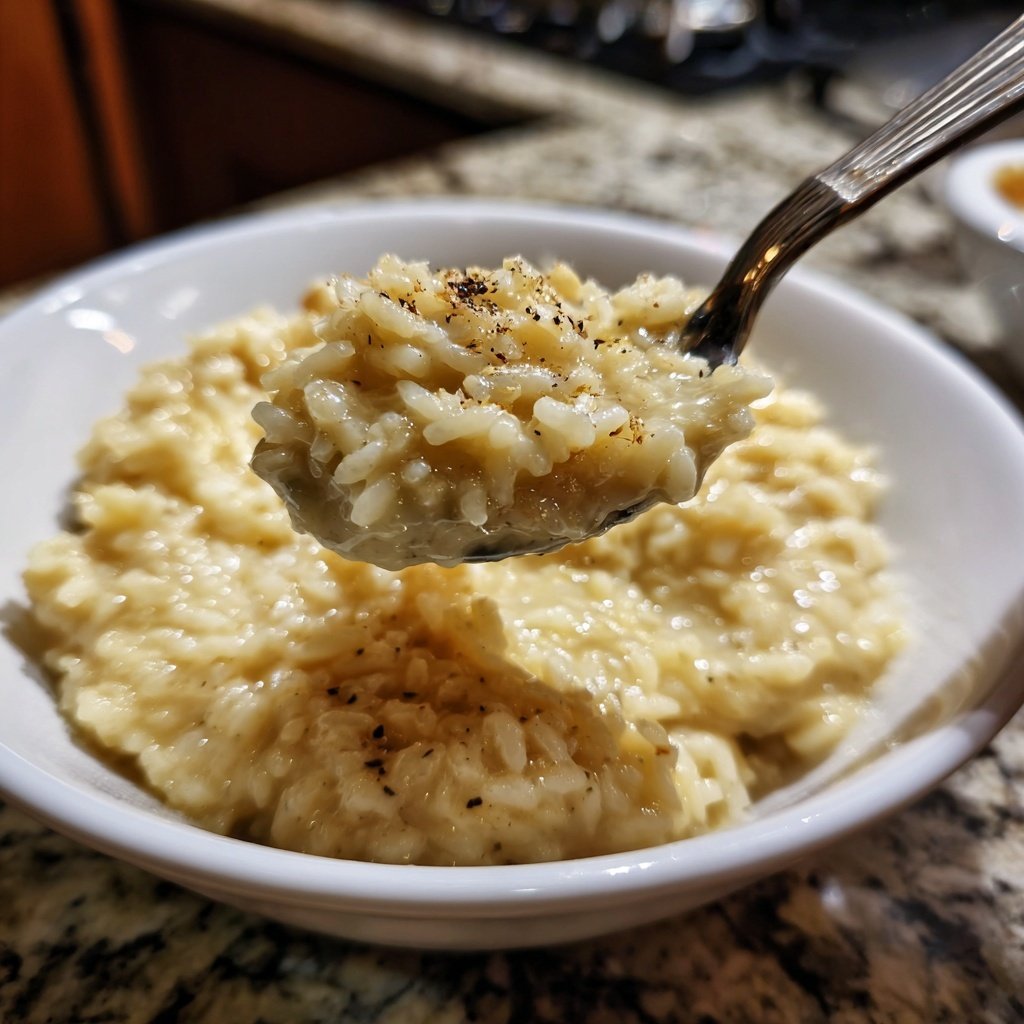 Risotto mit Champagner und Parmesan