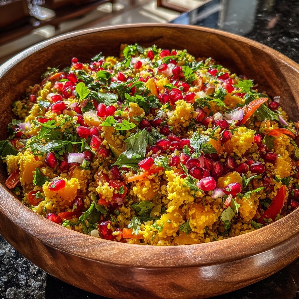 Bulgur Salat Zum Grillen Mit Granatapfel
