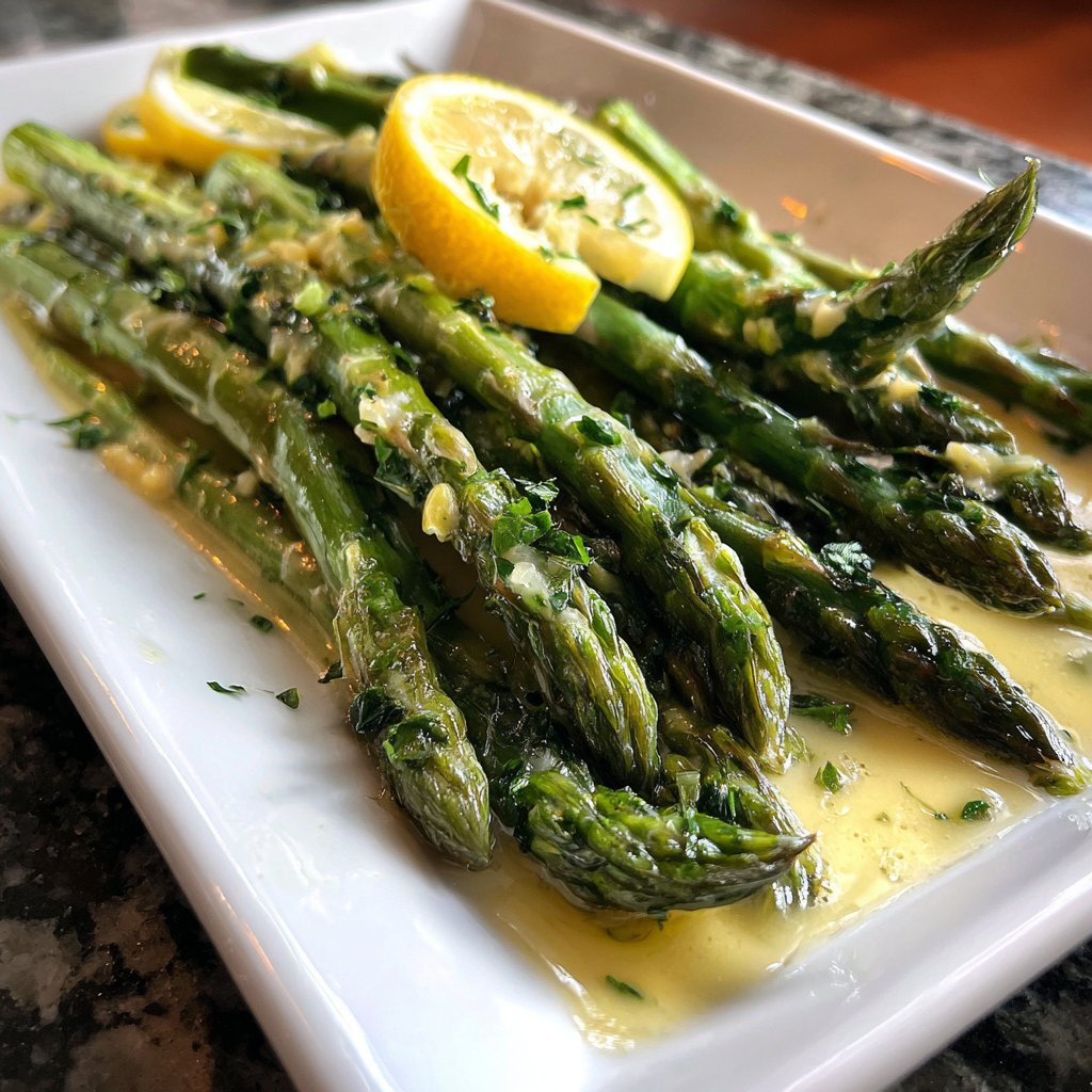 Grüner Spargel Mit Zitronensauce