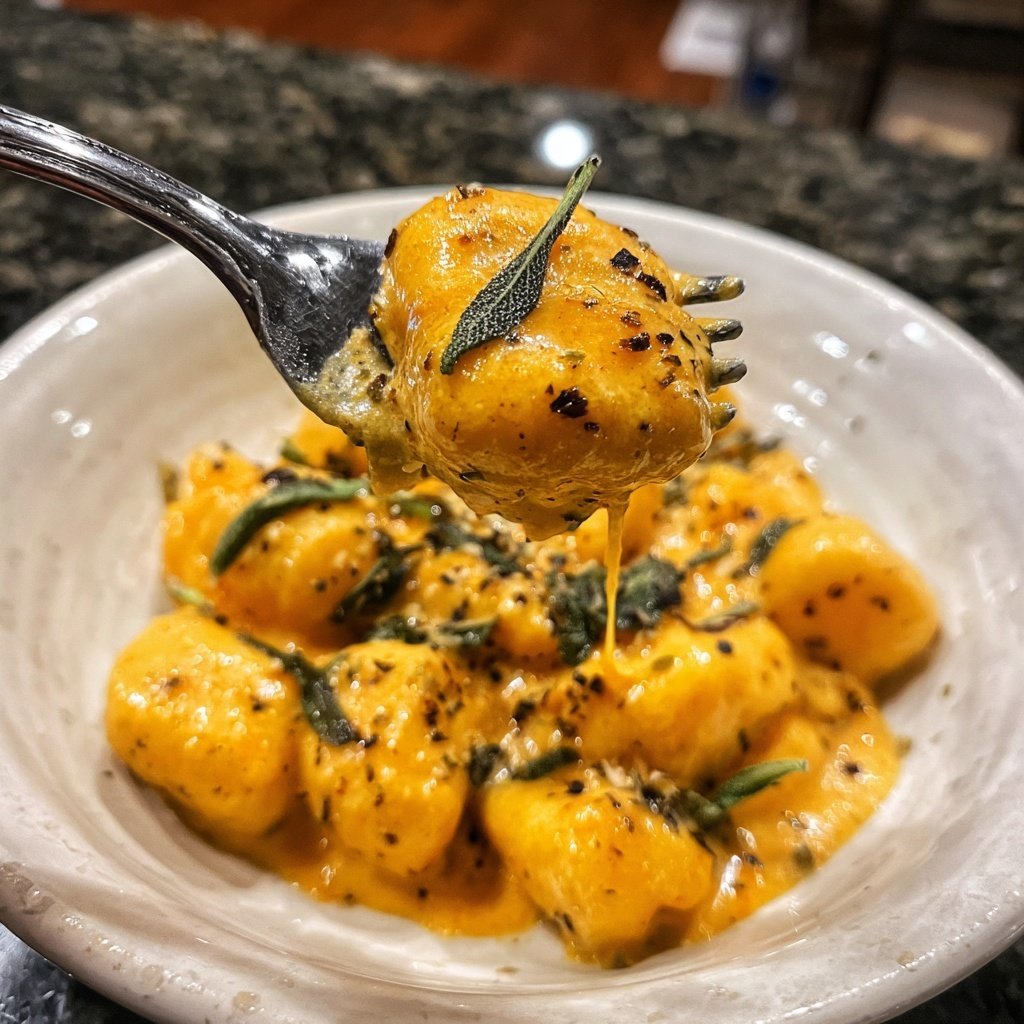 Gnocchi mit Kürbiscreme