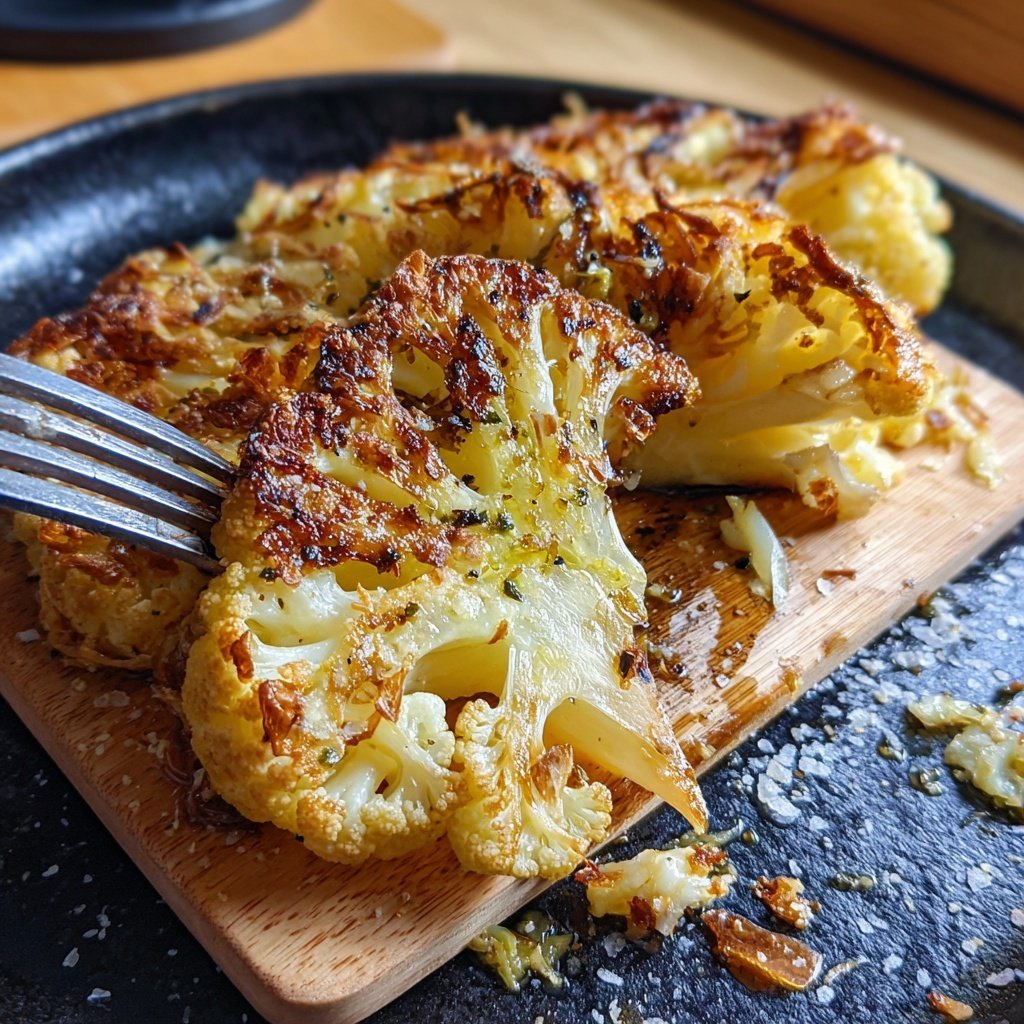 Blumenkohl Steak Aus Dem Ofen