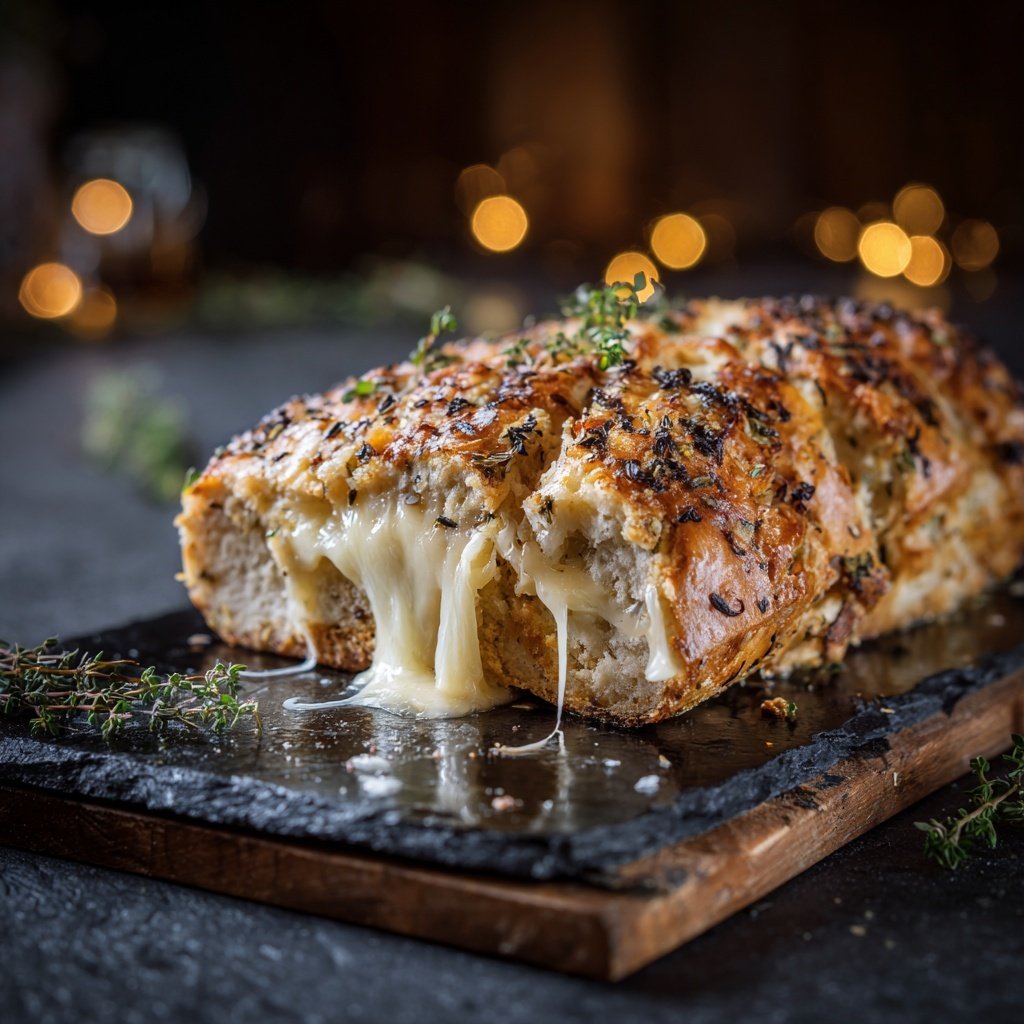 Zupfbrot Mit Käse Und Kräutern