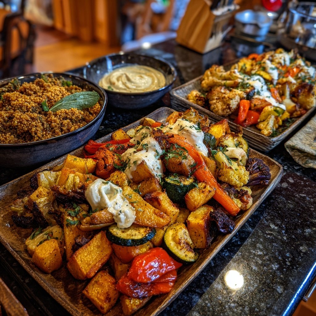 Abendessen sättigend vegetarisch