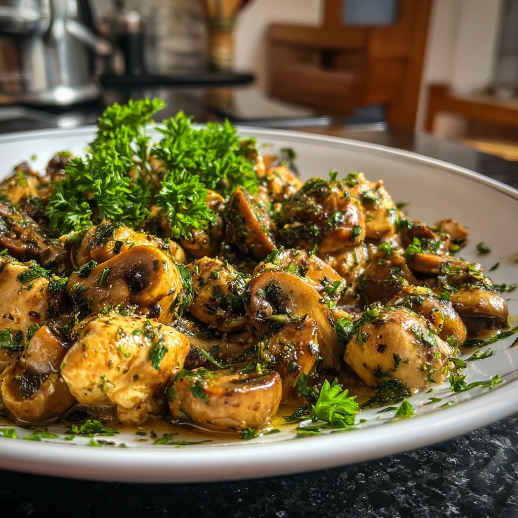 Kalorienarmes Putengeschnetzeltes Mit Champignons