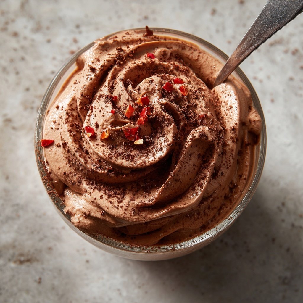 Schokoladenmousse mit Chili